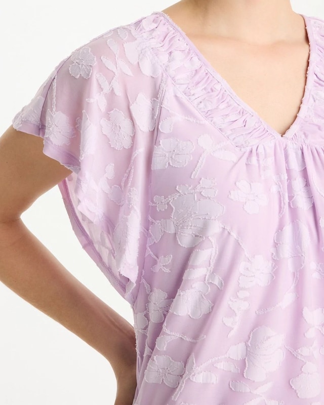 Burnout Floral Tee - image 4